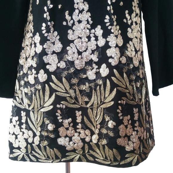 Zara Woman Embroidered Trapeze Dress - Picture 3 of 6